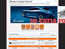 Tablet Screenshot of forum.3dcatia.com